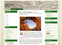 Joomla Boy Scout Slide Green Template